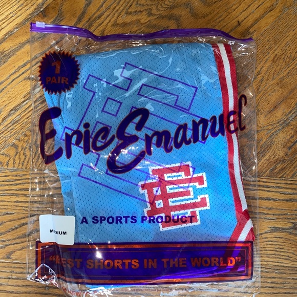 Eric Emanuel Basic Short - Carolina Blue and Red - Picture 4 of 4